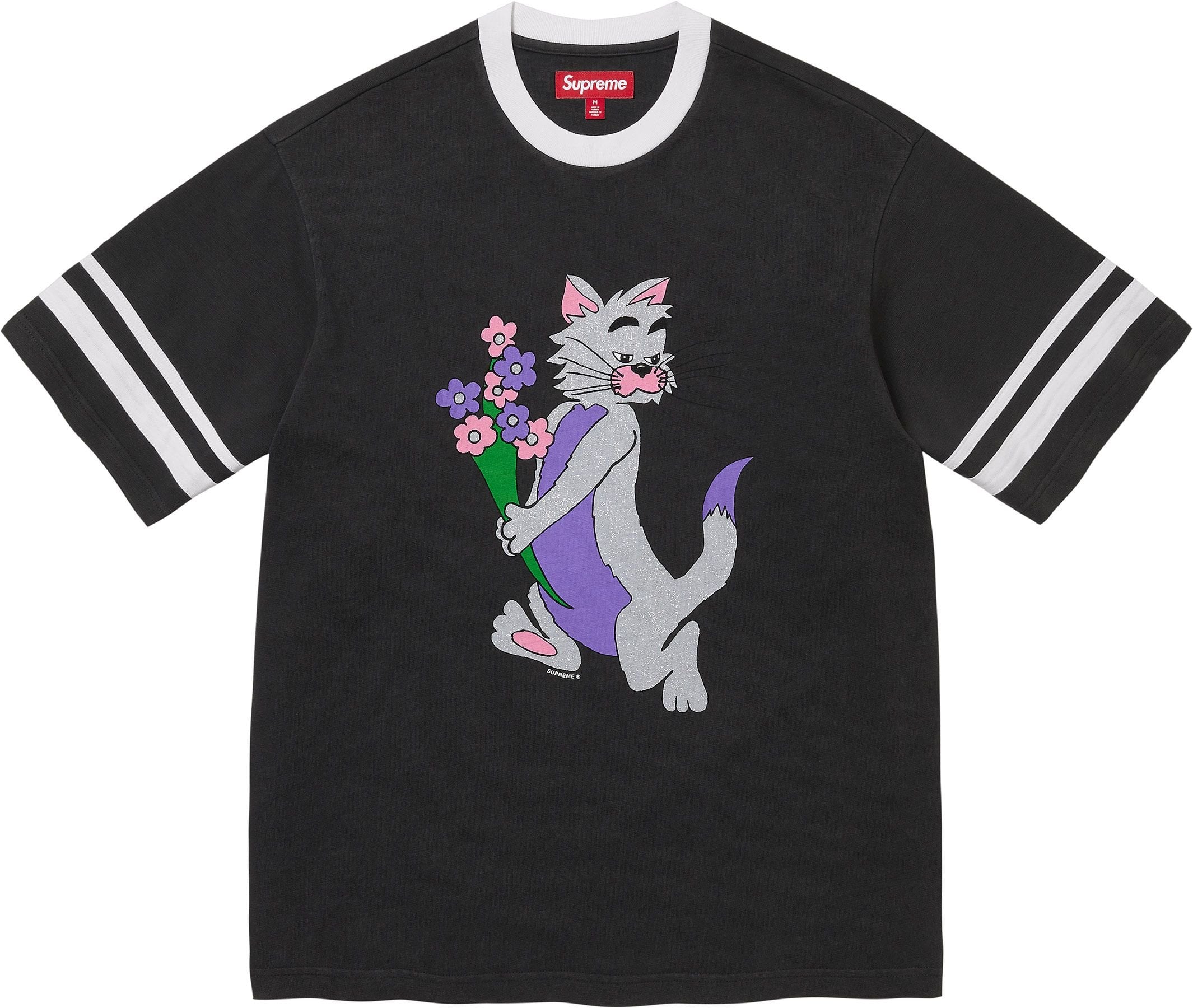Glitter Cat S/S Top view 2